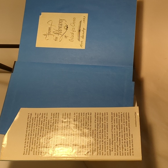 Book: "Truman" Biography by David McCollough. Simon and Schuster 1992. Hardbound - Picture 2 of 9
